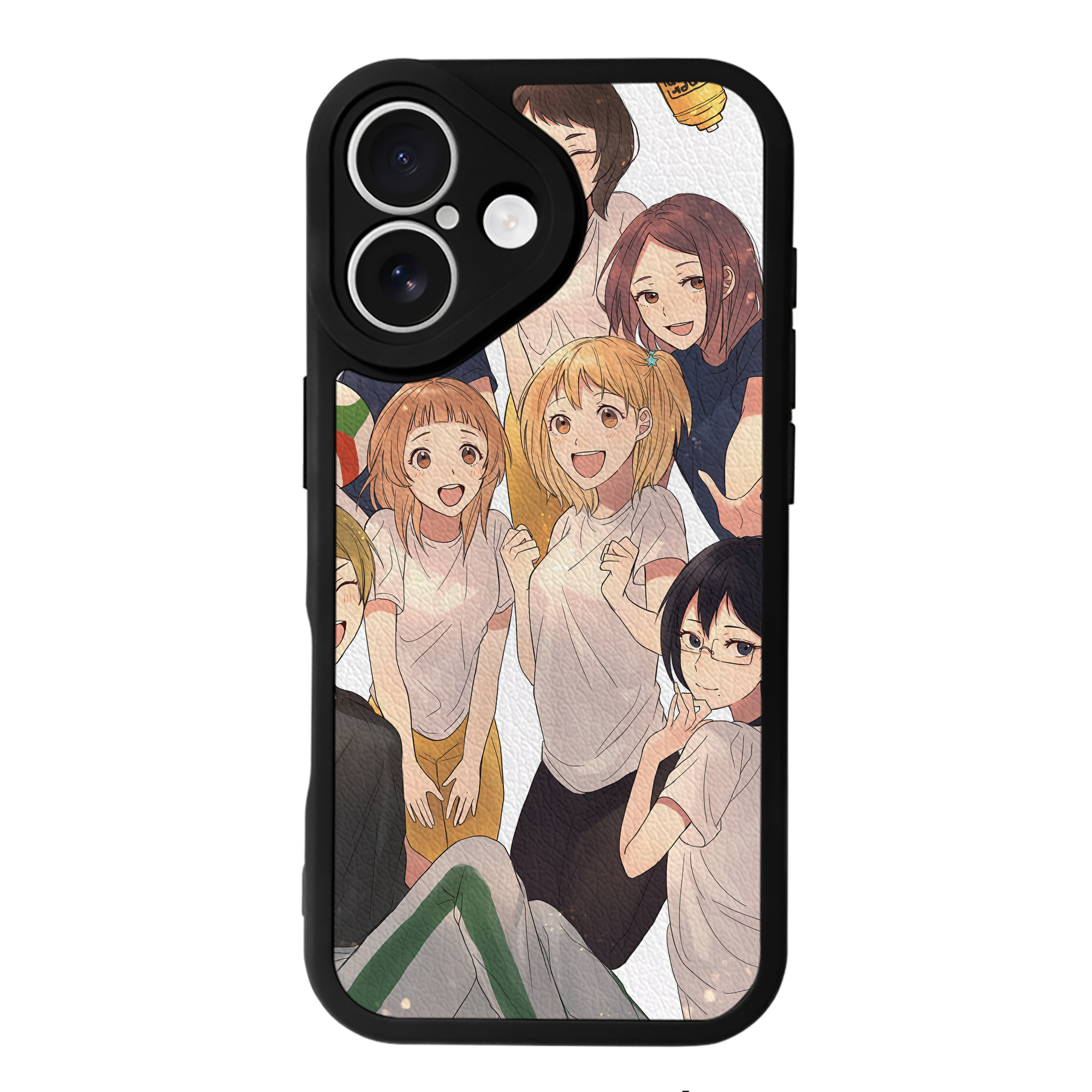 （画像用） ハイキュー!! Haikyu!! 【iPhone 16シリーズ対応】シリコンスマホケース（レザー調） 材質：シリコン